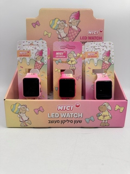 תמונה של שעון יד סיליקון דיגיטלי ניקי