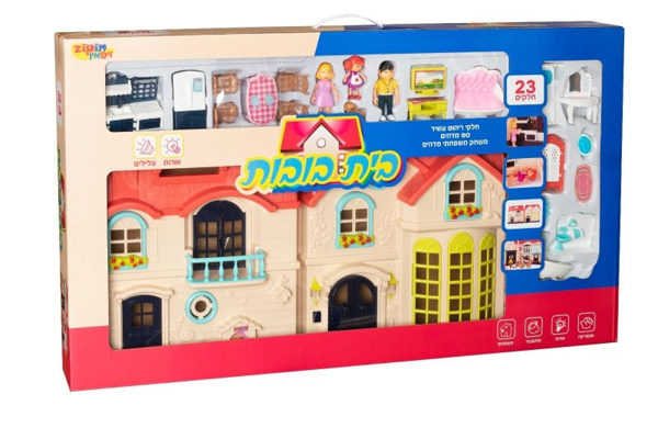 תמונה של בית בובות ענק 23 חלקים אורות וצלילים